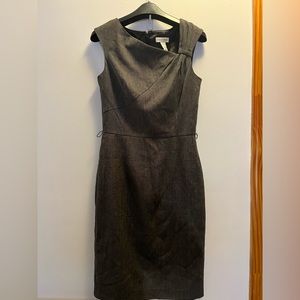 White House Black Market Dark Grey Dress